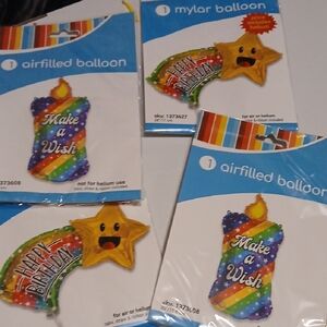 ALL 4... 2Make a Wish / 2 Happy Birthday PARTY DECORATIONS